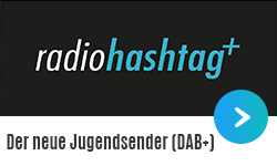 radiohashtag+ Logo für die Startseite